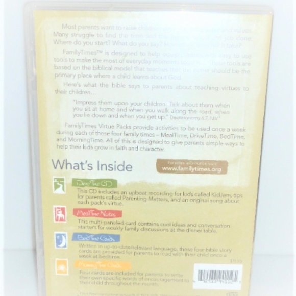5 Family Times DVD Individuality Resourcefulness Honor Patience Spiritual DVD - Picture 3 of 8